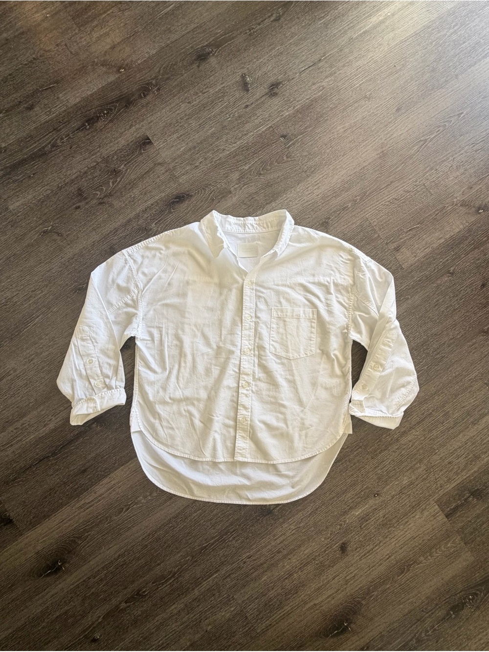 Citizens Of Humanity White Casual Button-Down Shirt
